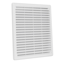 Rama aerisire Haco, acoperita cu plasa, 250 x 250, alb